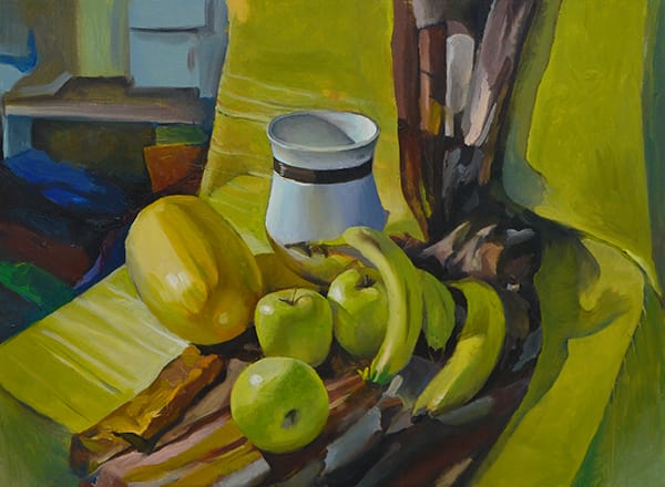 בלה מריאין  | Bella Meriin, Oil on canvas, 50 by 70 cm
