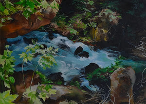 Bella Meriin , Oil on canvas, 50 by 70 cm