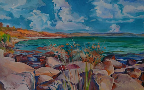 Bella Meriin , Oil on canvas, 50 by 80 cm