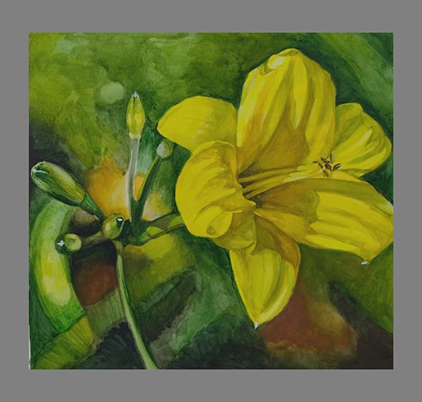 Bella Meriin , Aqwarelle on canson paper, 25 by 30 cm