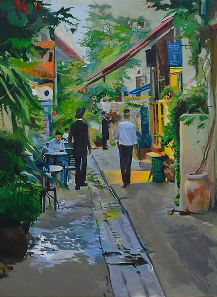 Bella Meriin , Oil on canvas, 70 by 50 cm