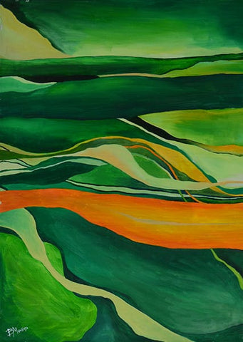 Bella Meriin , Oil on canvas, 70 by 50 cm