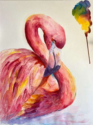 חופית גלב | Hofit Gelb, aquarelle on paper, 50 by 40 cm