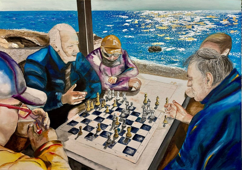 חופית גלב | Hofit Gelb, Oil on canvas, 70 by 100 cm
