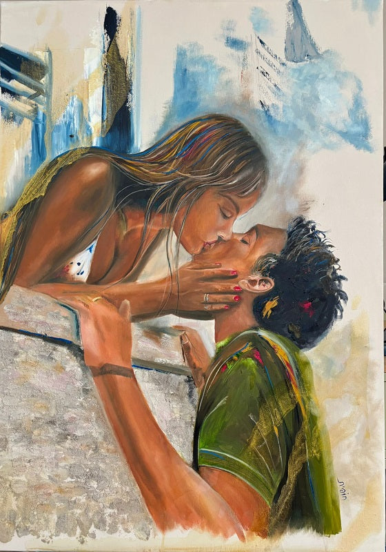 חופית גלב | Hofit Gelb, Oil on canvas, 100 by 70 cm