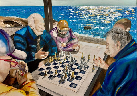 חופית גלב | Hofit Gelb, Oil on canvas, 70 by 100 cm