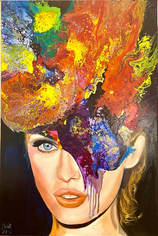 חופית גלב | Hofit Gelb, Oil on canvas, 90 by 60 cm