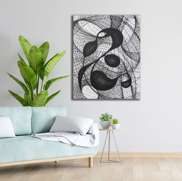 אדוארד אלמשי | Eduard Almashe, Supercreel on unstretched canvas, 138 by 106 cm