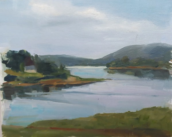 Rachelle Goldreich, oil on French canvas, 20.3 by 25.4 cm