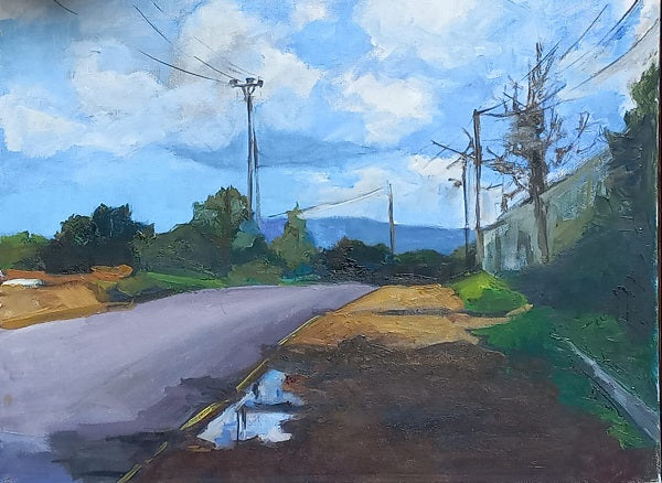 Rachelle Goldreich, oil on French canvas, 30 by 40 cm