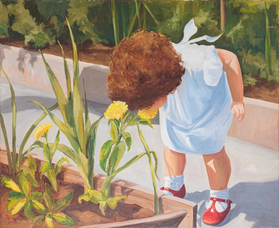 Rachelle Goldreich, oil on canvas, 80 by 100 cm