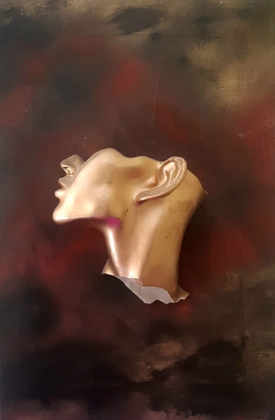 אהובה מוזיקנסקי | Ahuva Muzikansky, Acrylic &  Readymade on canvas, 45 by 30 cm