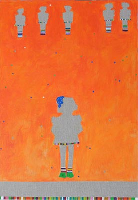 זהבה מסר | Zehava Masser, Acrylic on canvas 100 by 70 cm