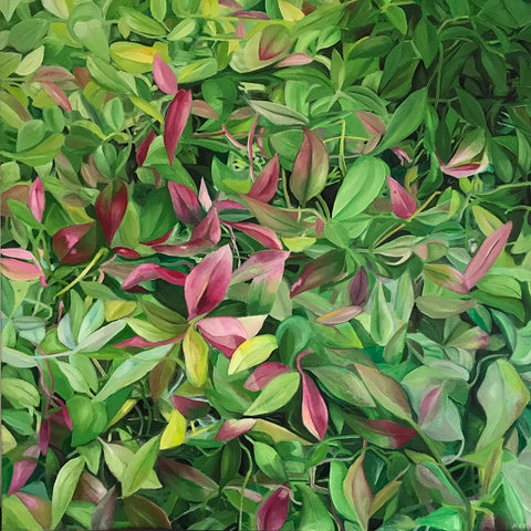 Avital Oshrovitsh, oil on canvas, 100 by 100 cm