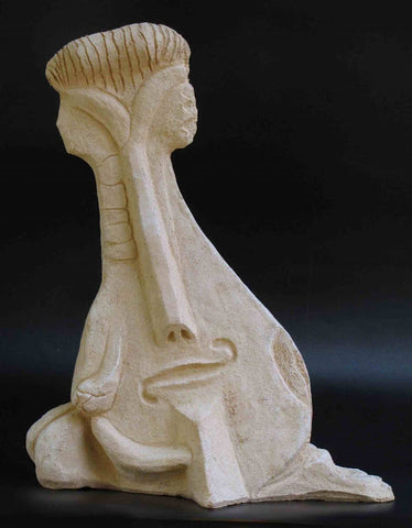 דוד גומא | David Gome, clay sculpture, Height, 40 cm