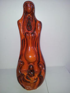 Shaul Elbaz, clay sculpture, Height:  43 cm,