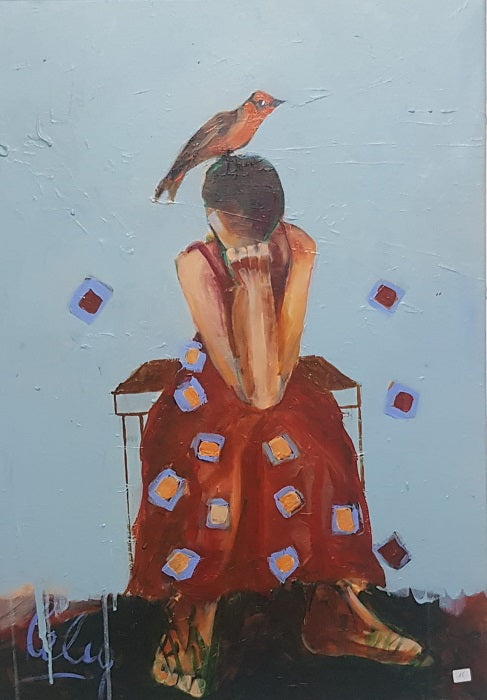 Celia Sadkovich -  Acrylic  on canvas,  70 by 50 cm