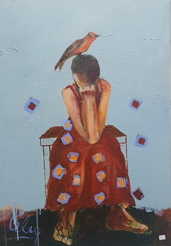 סליה סדקוביץ  | Celia Sadkovich -  Acrylic  on canvas,  70 by 50 cm