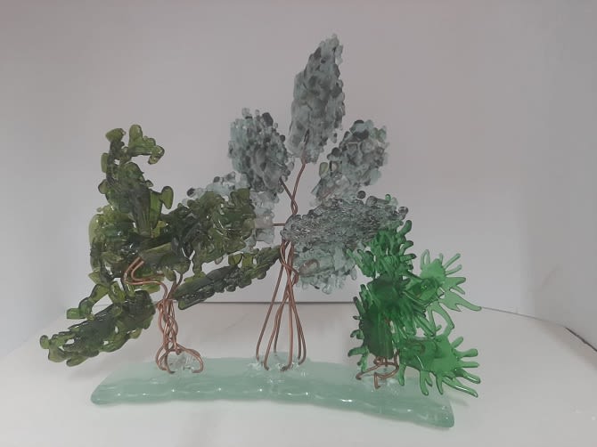 Adina Dolev, glass sculpture, height: 23 cm, length: 26 cm, depth: 10 cm