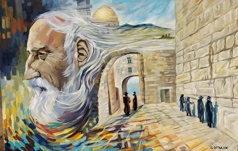 יבגני גופמן | Evgeny Gofman, oil on canvas, 80 by 120 cm