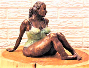 Eilat goldenzweig, Bronze  sculpture, Height 25 cm