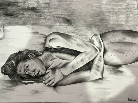 Rosie Atiya Eliyahu , sketching pencils  on paper, 50 by 69.5 cm,