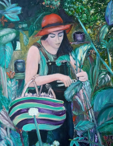 שאול לברון  | Shaul Levron, oil on canvas, 90 by 70 cm