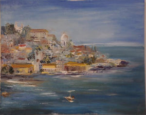 Yelena Falkovsky, oil on canvas, 40 by 50 cm