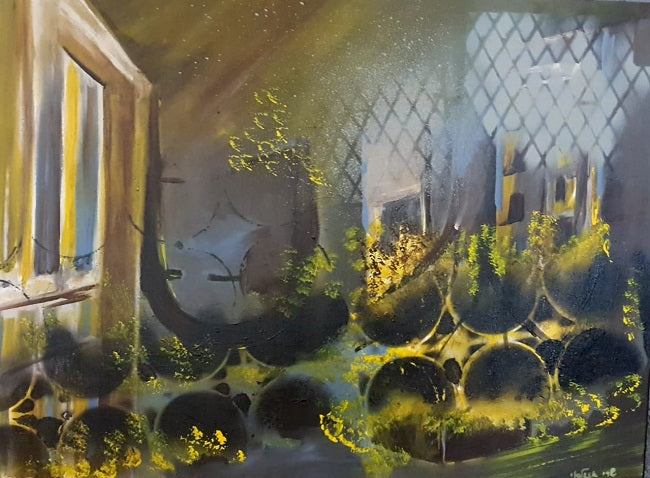 Sari Azulay, acrylic on canvas, 60 x 80 cm