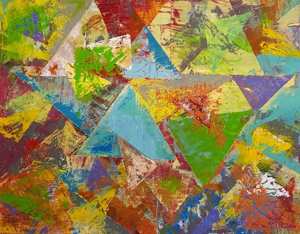 Adi kfir - Yellow Mint Art, Acrylic  on canvas, 70 by 90 cm