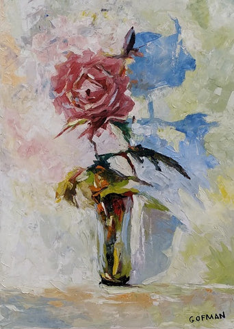 יבגני גופמן | Evgeny Gofman, oil on canvas, 70 by 50 cm