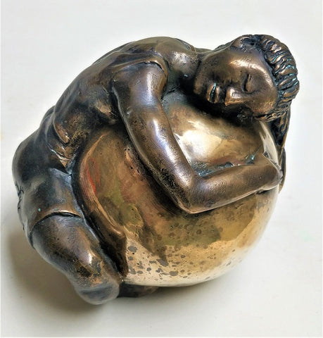 אילת גולדנצויג | Eilat goldenzweig, bronze  sculpture, height 16 cm