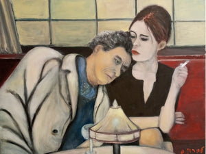 שאול לברון  | Shaul Levron, oil on canvas, 70 by 90 cm