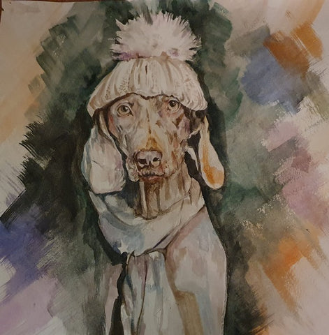 Yelena Falkovsky, aquarelle on paper, 0 by 0 cm