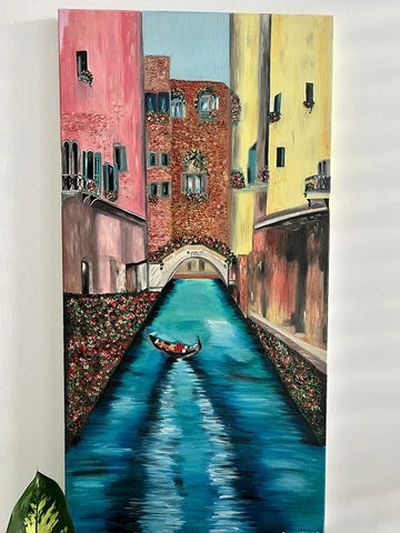 Rosie Atiya Eliyahu, oil on canvas, 100 by 50 cm,