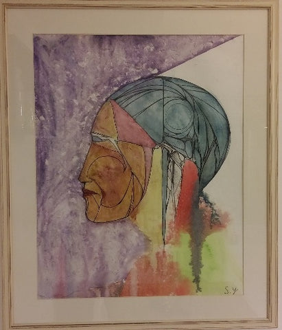 Shmulik Yaakobi , Mixed media on paper, 50 by 40 cm