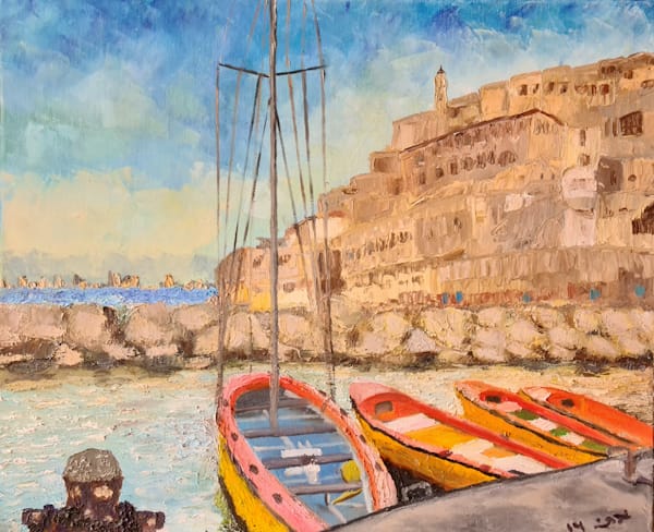 אתי גנור בריטברד | Ety Ganor Brietbard, oil on canvas, 50 by 70 cm