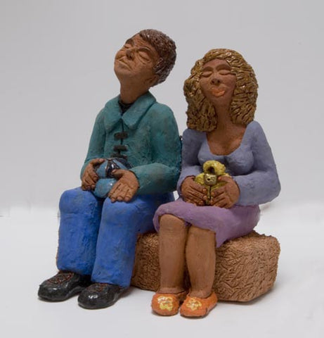 יעל שביט | Yael Shavit,  clay sculpture, Height 22 cm