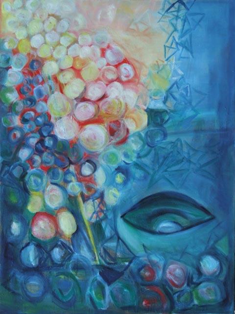 Debbie Eshel,  acrylic  on canvas, 80 by 60 cm