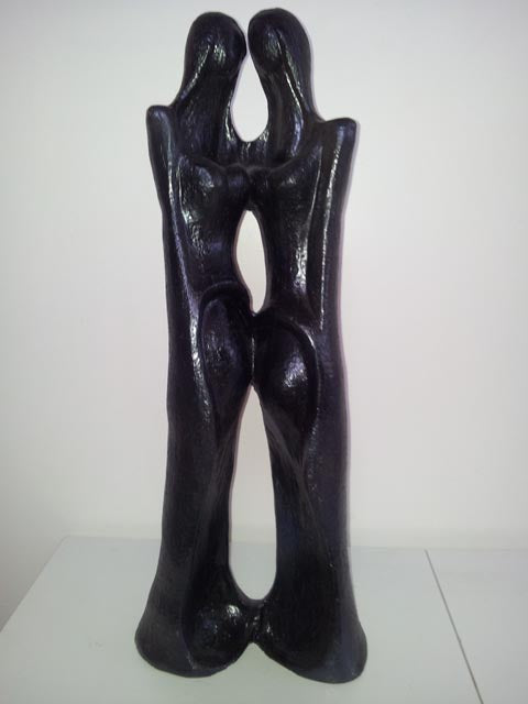Shaul Elbaz, clay sculpture, Height:  49 cm,