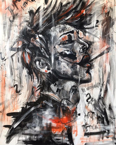 Gal Ratzon, Acrylic on canvas, 110 by 80 cm