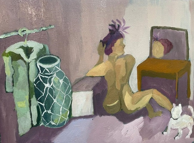 Merav Yedid Spielman - Oil on canvas, 45 by 60  cm