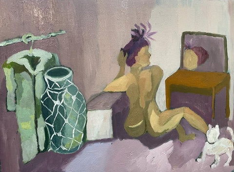 Merav Yedid Spielman - Oil on canvas, 45 by 60  cm