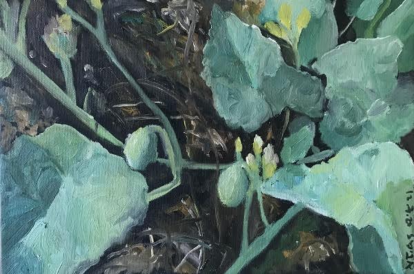 Avital Oshrovitsh, oil on canvas, 20 by 30 cm