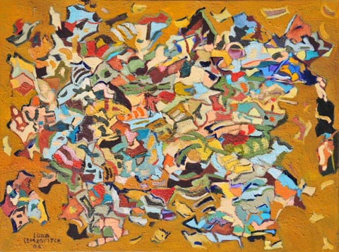 Lubov Meshulam Lemkovitch, oil on canvas, 60 by 80 cm