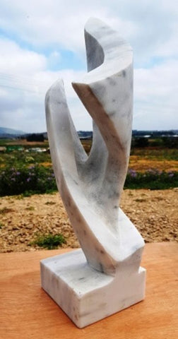 Iישעיהו (שעיה) הלפרין | Ishayaho Halperin, marble, height 40 cm