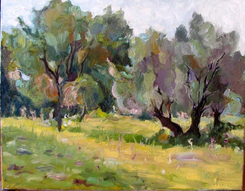 לובה משולם למקוביץ | Lubov Meshulam Lemkovitch‎‏, oil on canvas, 40 by 50 cm