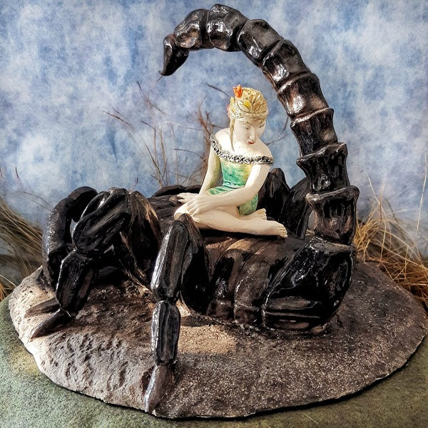 Nataly Feldman, clay sculpture, H 23 cm