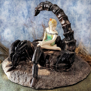 Nataly Feldman, clay sculpture, H 23 cm