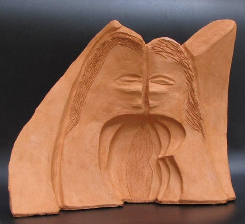 דוד גומא | David Gome, clay sculpture, Height, 28 cm